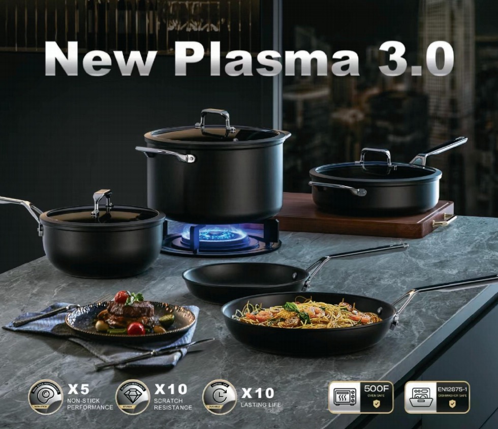 Introducing the New Plasma 3.0 Non-Stick Cookware Set: Where Innovation Meets Everyday Cooking