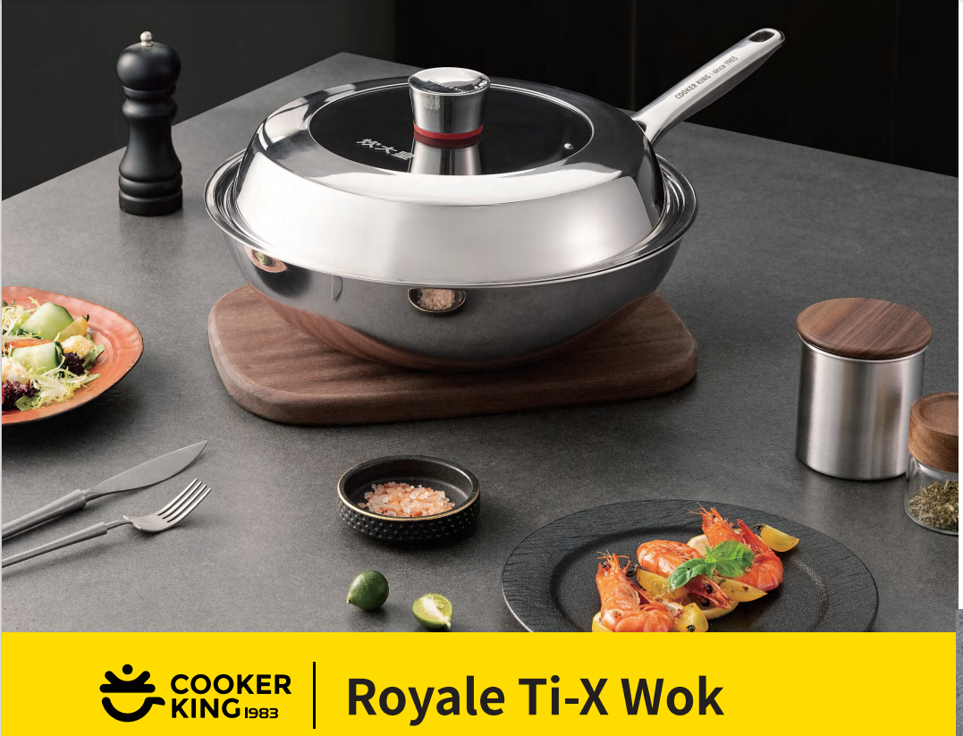 Introducing Cooker King’s New Pure Titanium Wok: The Ultimate in Durability, Performance, and Elegance