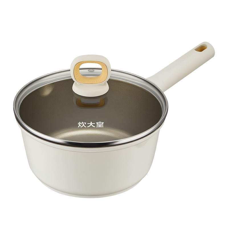 Die-Casting Titanium White Non-Stick Sauce Pan